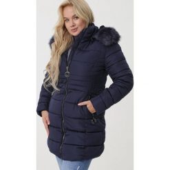Granatowa Kurtka Marlow. Niebieskie kurtki damskie Born2be, na zimę, xl, bez wzorów. Za 239,99 zł.