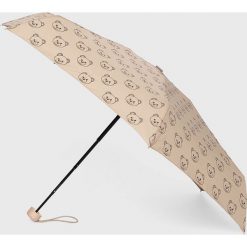 Moschino - Parasol. Brązowe parasole MOSCHINO, bez wzorów. W wyprzedaży za 269,90 zł.