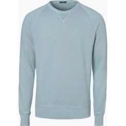 DENHAM - Męska bluza nierozpinana, niebieski. Niebieskie bluzy męskie Denham, m, bez wzorów, bez kołnierzyka, bez rękawów, bez kaptura. Za 349,95 zł.
