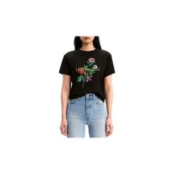 T-shirty z krótkim rękawem Levis 69973 0052 VARSITY TEE. Czarne t-shirty damskie Levi's®, s, bez wzorów, bez kołnierzyka. Za 149,36 zł.