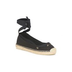 Espadryle Jonak JIMENA. Czarne baleriny damskie marki Jonak. Za 209,30 zł.