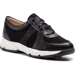 Sneakersy EVA MINGE - EM-04-05-000069 601. Czarne półbuty damskie Eva Minge, ze skóry. W wyprzedaży za 449,00 zł.