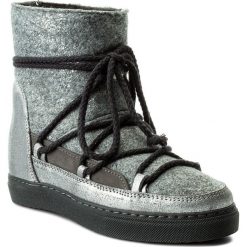 Buty zimowe damskie: Buty INUIKII – Sneaker Wedge Dusty 30135 Felter D/Grey