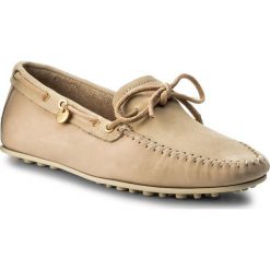 Mokasyny GANT - Montauk 16574505 Putty Cream Beige G27. Brązowe mokasyny damskie GANT, z nubiku. W wyprzedaży za 299,00 zł.