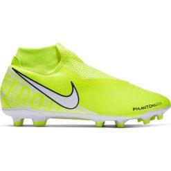 Buty piłkarskie Nike Phantom Vsn Academy Df FG/MG M AO3258-717. Żółte buty sportowe męskie Nike, z syntetyku, na sznurówki, do piłki nożnej. W wyprzedaży za 399,00 zł.