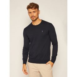 Sweter Polo Ralph Lauren Ls Sf Cn Pp 710684957001. Niebieskie swetry męskie Polo Ralph Lauren, s, bez wzorów, klasyczne, polo, bez kaptura. Za 669,00 zł.