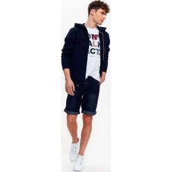 Bluzy męskie: BLUZA MĘSKA ROZPINANA Z KAPTUREM