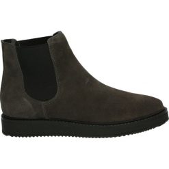 Botki - 26750 CAM FUM. Czarne botki damskie skórzane Venezia. Za 299,00 zł.