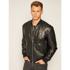 Kurtka skórzana Armani Exchange 6HZB36 ZNHWZ 1200. Czarne kurtki męskie Armani Exchange, m, bez wzorów, bez kaptura. Za 1399,00 zł.