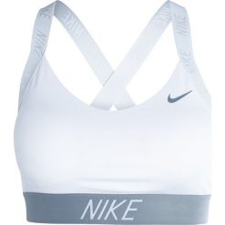 Biustonosze sportowe: Nike Performance PRO INDY LOGO BACK BRA Biustonosz sportowy white/pure platinum/cool grey