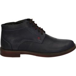 Botki męskie - 488341 PEL BL. Czarne botki męskie Venezia, z nubiku. Za 199,00 zł.