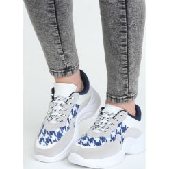 Szaro-Niebieskie Sneakersy Pair Sect. Szare buty sportowe damskie Born2be. Za 39,99 zł.