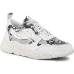 Sneakersy EVA MINGE - EM-18-07-000630 626. Białe półbuty damskie Eva Minge, ze skóry. Za 439,00 zł.