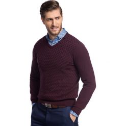 Sweter ARTURO SWTR000272. Czerwone swetry męskie Giacomo Conti, na zimę, m, bez wzorów, z bawełny, bez kołnierzyka, bez kaptura. Za 249,00 zł.