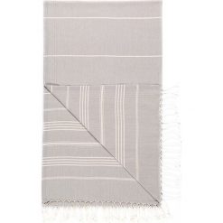 Chusty damskie: Chusta hammam w kolorze szarym – 180 x 100 cm