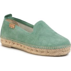 Espadryle TONI PONS - Rea-A Menta. Zielone espadryle damskie Toni Pons, bez wzorów, ze skóry, bez obcasa, na płaskiej podeszwie. Za 219,00 zł.
