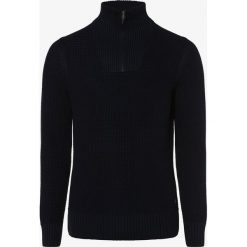 Marc O'Polo - Sweter męski, niebieski. Niebieskie swetry męskie Marc O'Polo, xxl, bez wzorów, z dzianiny, polo, bez kaptura. Za 699,95 zł.