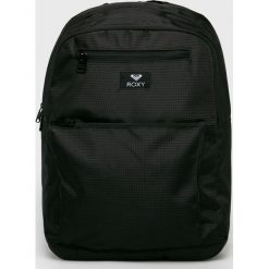 Roxy - Plecak. Czarne plecaki damskie Roxy, w paski, z poliesteru. W wyprzedaży za 179,90 zł.