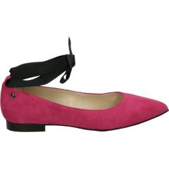 Baleriny damskie: Baleriny – 521-329 FUXIA