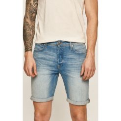 Jack & Jones - Szorty jeansowe. Niebieskie spodenki i szorty męskie Jack & Jones, s, bez wzorów, z elastanu, casualowe. W wyprzedaży za 99,90 zł.