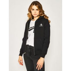 Bluza Converse Chevron Embroidered Full-Zip 10008818-A01. Czarne bluzy damskie Converse, m, bez wzorów, z bawełny, bez rękawów, bez kaptura. W wyprzedaży za 229,00 zł.