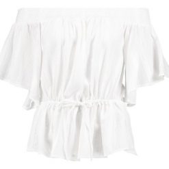 Bluzki asymetryczne: Abercrombie & Fitch Bluzka white