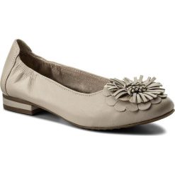Baleriny MARCO TOZZI - 2-22111-20 Cream Comb 402. Brązowe baleriny damskie lakierowane Marco Tozzi, z materiału. W wyprzedaży za 179,00 zł.