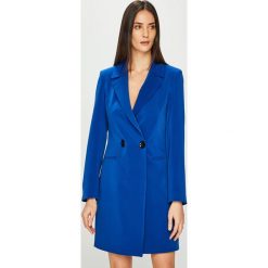 Answear - Sukienka WATCH ME. Różowe sukienki damskie ANSWEAR, na co dzień, s, bez wzorów, z elastanu, eleganckie, bez kołnierzyka, z długim rękawem, długie, midi, proste. W wyprzedaży za 129,90 zł.