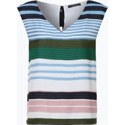Esprit Collection - Damska bluzka bez rękawów, niebieski. Niebieskie bluzki damskie marki Esprit Collection, w paski, eleganckie, bez kołnierzyka, bez rękawów. Za 119,95 zł.