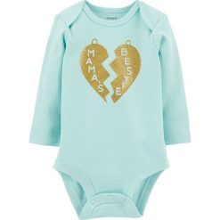 Body w kolorze turkusowym. Body niemowlęce Carter's. W wyprzedaży za 22,95 zł.