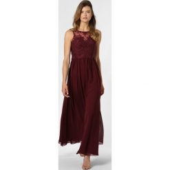 Laona - Damska sukienka wieczorowa, czerwony. Czerwone sukienki damskie Laona, xs, w koronkowe wzory, z koronki, glamour, bez kołnierzyka, bez rękawów. Za 699,95 zł.