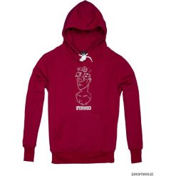 Bluza Męska Hoodie Biking Red Openminded. Czerwone bluzy damskie Pakamera, m, bez wzorów, klasyczne, z klasycznym kołnierzykiem, bez rękawów, bez kaptura. Za 229,00 zł.