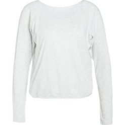 Bluzki asymetryczne: Manduka ADORN CROSS BACK Bluzka z długim rękawem heather grey