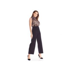 Elegancki kombinezon z golfem. Czarne kombinezony damskie Bird, s, bez wzorów, eleganckie, z golfem, bez rękawów. Za 344,00 zł.