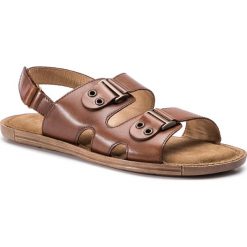 Sandały LASOCKI FOR MEN - MB-SUMMERTIME-03 Camel. Pomarańczowe klapki męskie Lasocki For Men, bez wzorów, ze skóry. W wyprzedaży za 59,98 zł.
