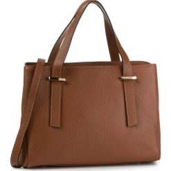 Torebka CREOLE - K10683 Koniak. Pomarańczowe torebki klasyczne damskie Creole, z aplikacjami, ze skóry, klasyczne, zdobione, bez dodatków. Za 319,00 zł.