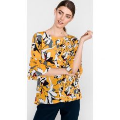 French Connection Aventine Bluzka Żółty. Żółte bluzki damskie French Connection, s, w kwiaty, z poliesteru, bez kołnierzyka, bez rękawów. Za 361,95 zł.