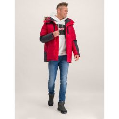 Kurtka zimowa Jack Wolfskin The Cook 1201912-2102. Czerwone kurtki męskie Jack Wolfskin, na zimę, xl, bez wzorów, z poliamidu, bez kaptura. W wyprzedaży za 979,00 zł.