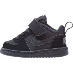 Nike Sportswear COURT BOROUGH Tenisówki i Trampki black. Czarne trampki chłopięce marki Nike Sportswear, z materiału. Za 129,00 zł.