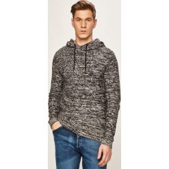 Jack & Jones - Bluza. Niebieskie bluzy męskie Jack & Jones, s, bez wzorów, z bawełny, z kapturem, bez rękawów, z kapturem. W wyprzedaży za 129,90 zł.