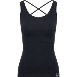 Top EA7 Emporio Armani 3GTH51 TJZ2Z 1200. Czarne bluzki damskie EA7 Emporio Armani, l, bez wzorów, z elastanu, polo, bez rękawów. W wyprzedaży za 149,00 zł.