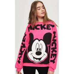 Bluzy rozpinane damskie: Bluza mickey mouse – Różowy