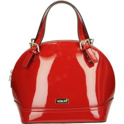 Torba - 123-1331-M RO. Żółte torebki klasyczne damskie Venezia, ze skóry. Za 269,00 zł.