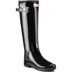 Kalosze HUNTER - Original Refined Gloss WFT1071RGL Black. Czarne kalosze damskie Hunter, bez wzorów, z tworzywa sztucznego. Za 639,00 zł.
