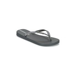 Japonki Ipanema LOLITA III. Szare klapki damskie marki Ipanema, bez wzorów, bez obcasa. Za 95,20 zł.