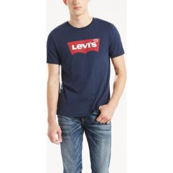 Levi's Koszulka Niebieski. Niebieskie podkoszulki męskie s, z nadrukiem, z bawełny, krótkie. Za 102,95 zł.