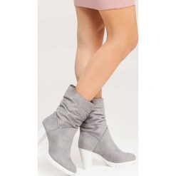 Jasnoszare Botki Get Lucky. Botki damskie vices. Za 79,99 zł.