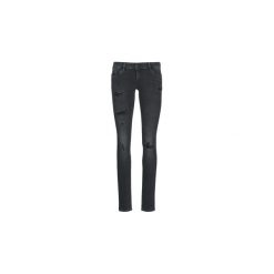 Jeansy slim fit Kaporal LOKA. Czarne jeansy damskie Kaporal, bez wzorów, z jeansu. Za 263,20 zł.