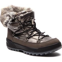 Śniegowce MANITU - 991227 Taupe 8. Szare buty zimowe damskie Manitu, z materiału. Za 379,00 zł.