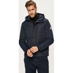 Jack & Jones - Kurtka. Niebieskie płaszcze męskie Jack & Jones, s, bez wzorów, z poliesteru, krótkie, z kapturem. W wyprzedaży za 269,90 zł.